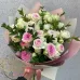 BOUQUET of PION-shaped ROSES "Pinc"