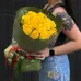 BOUQUET of Yellow ROSES from 17 pcs.