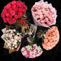 Bouquets of Peony Roses